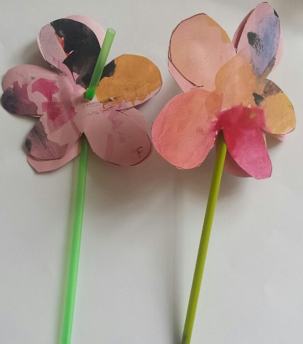 vlinder Lichaam Kip creatief moederdag cadeau door peuters en kleuters voor mama