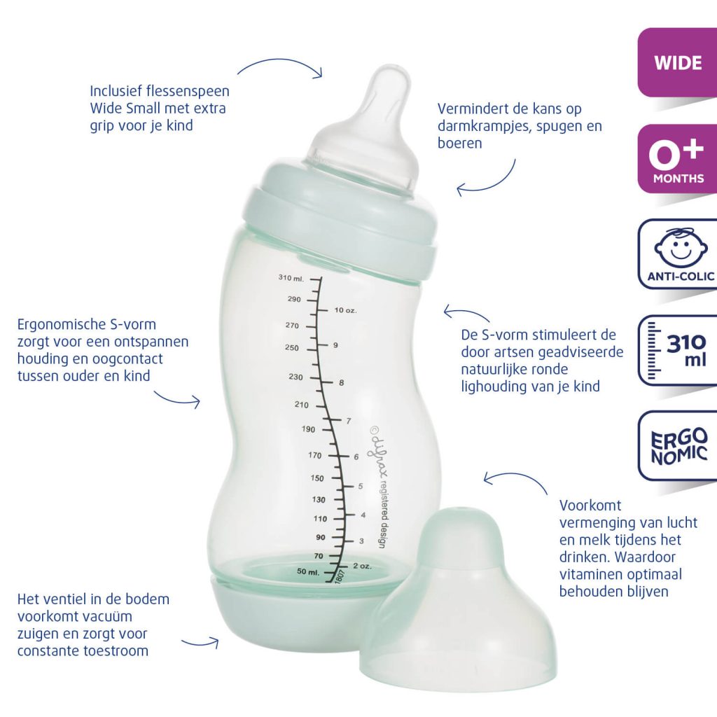 virtueel Handelsmerk Terughoudendheid S fles van Difrax - een drinkfles voor baby's De beste fles voor baby's -