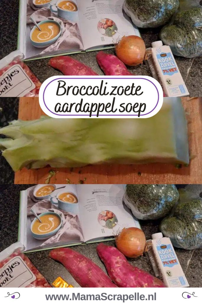 broccoli zoete aardappel soep