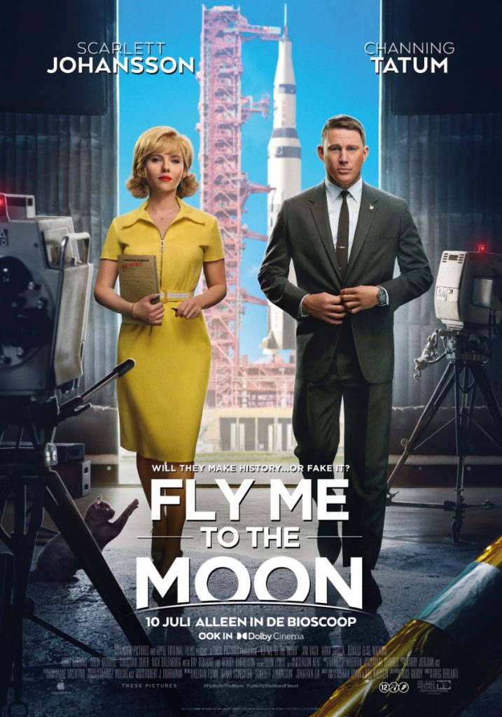 filmposter Fly me to the moon Channing Tatum en Scarlett Johnson