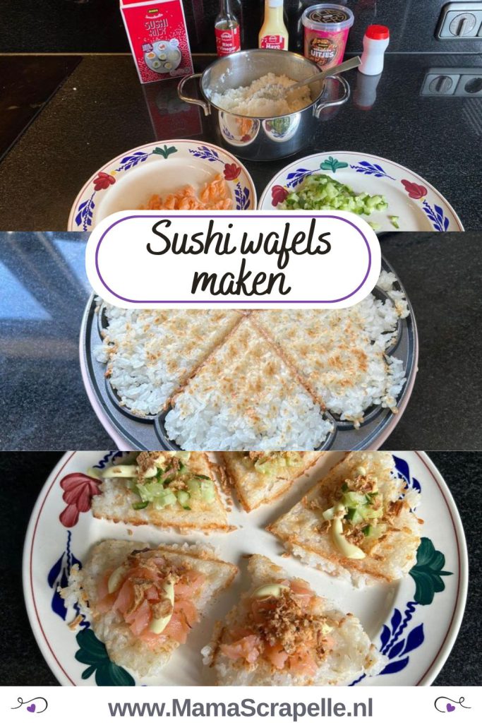 sushi wafels maken