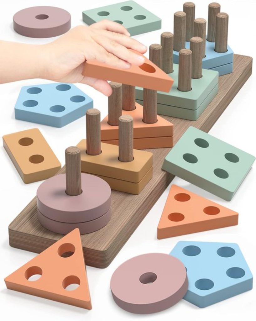 vormenpuzzel montessori kado meisje 2 jaar