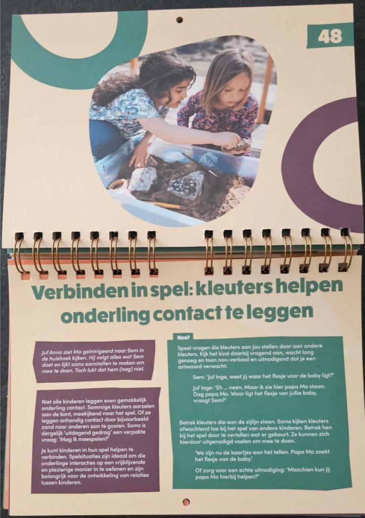 Verbinden in spel kleuters helpen onderling contact te leggen