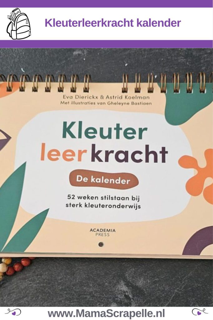 Kleuterleerkracht de kalender