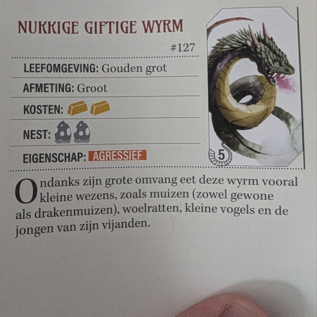 nukkige giftige wyrm